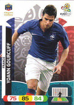 Yoann Gourcuff France Panini UEFA EURO 2012 #86